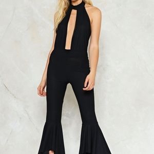 Deep 'Em Guessing Ruffle Jumpsuit by NASTY GAL